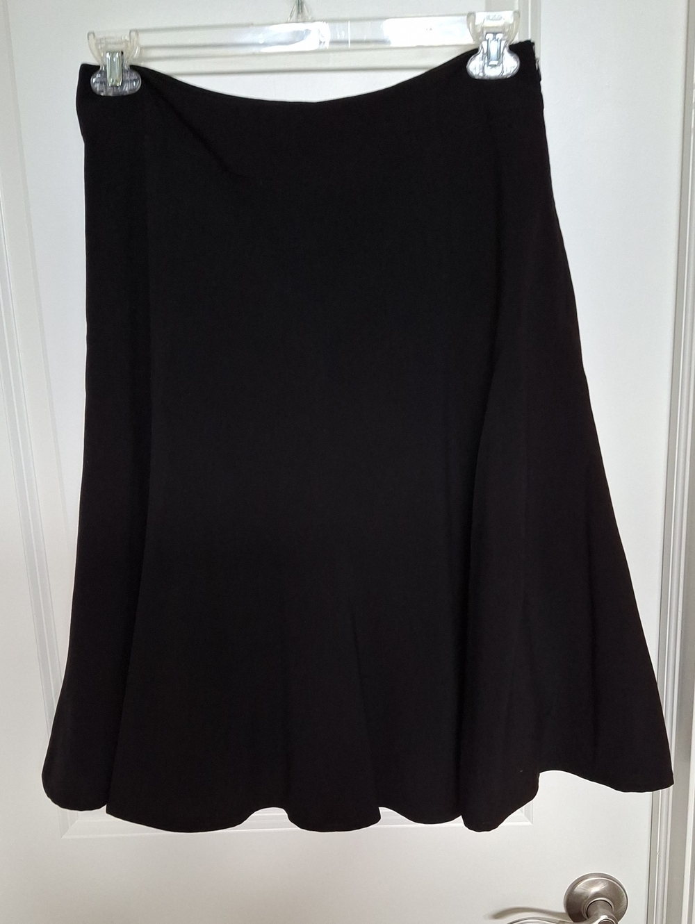 Zac & Rachel Black Flare Skirt Size 12 EUC
